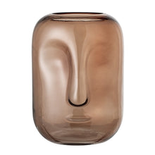 Load image into Gallery viewer, Glass vase - brown
