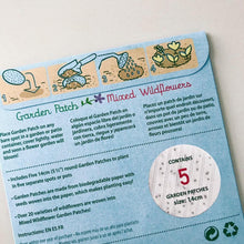 Load image into Gallery viewer, Garden patch seed paper - mixed wild flowers
