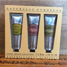 Load image into Gallery viewer, Mini hand cream x 3 - ginger/lime, rose &amp; verbena
