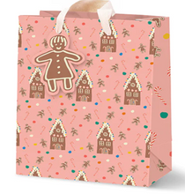 Load image into Gallery viewer, Gingerbread house medium bag
