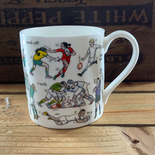 Load image into Gallery viewer, The art of rugby mug
