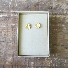 Load image into Gallery viewer, Holiday lotus earrings
