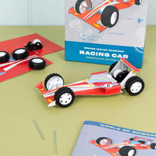 Load image into Gallery viewer, Make your own spring motor-powered racing car
