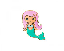 Load image into Gallery viewer, Mermaid enamel pin
