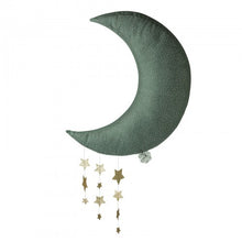 Load image into Gallery viewer, Moon with stars - grey
