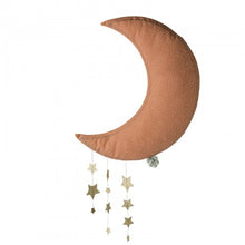 Load image into Gallery viewer, Moon with stars - grey
