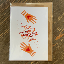 Load image into Gallery viewer, Saving all my hugs card
