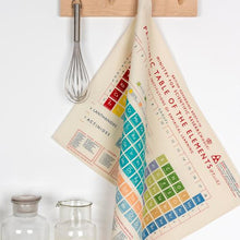 Load image into Gallery viewer, Periodic table tea towel
