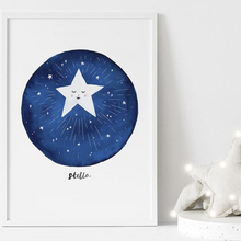 Load image into Gallery viewer, Stella Star print (white frame)
