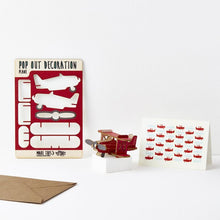 Load image into Gallery viewer, Pop out plane card
