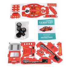Load image into Gallery viewer, Make your own pull back racing car
