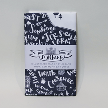 Load image into Gallery viewer, St Albans grey tea towel
