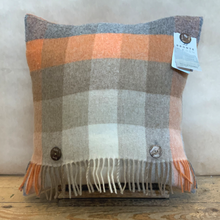 Load image into Gallery viewer, Harlequin cushion - saffron

