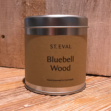 Load image into Gallery viewer, Bluebell scented tin candle

