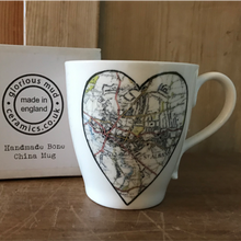 Load image into Gallery viewer, St Albans mug heart (St Albans inside &amp; inc. box)
