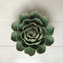 Load image into Gallery viewer, This beautiful ceramic flower is perfect for a decorative wall hanging or table top.
