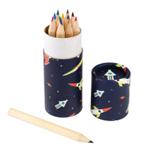 Load image into Gallery viewer, Space age colouring pencils (set of 12)

