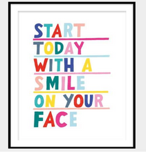 Load image into Gallery viewer, Start today print
