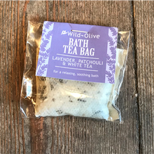 Load image into Gallery viewer, Bath tea bag - lavender &amp; patchouli
