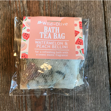 Load image into Gallery viewer, Bath tea bag - watermelon &amp; peach bellini
