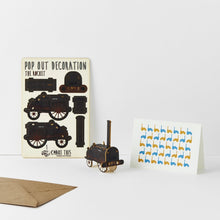 Load image into Gallery viewer, Pop out The Rocket locomotive card
