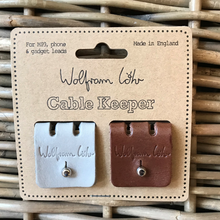 Load image into Gallery viewer, 2 pack cable keepers - grey/brown
